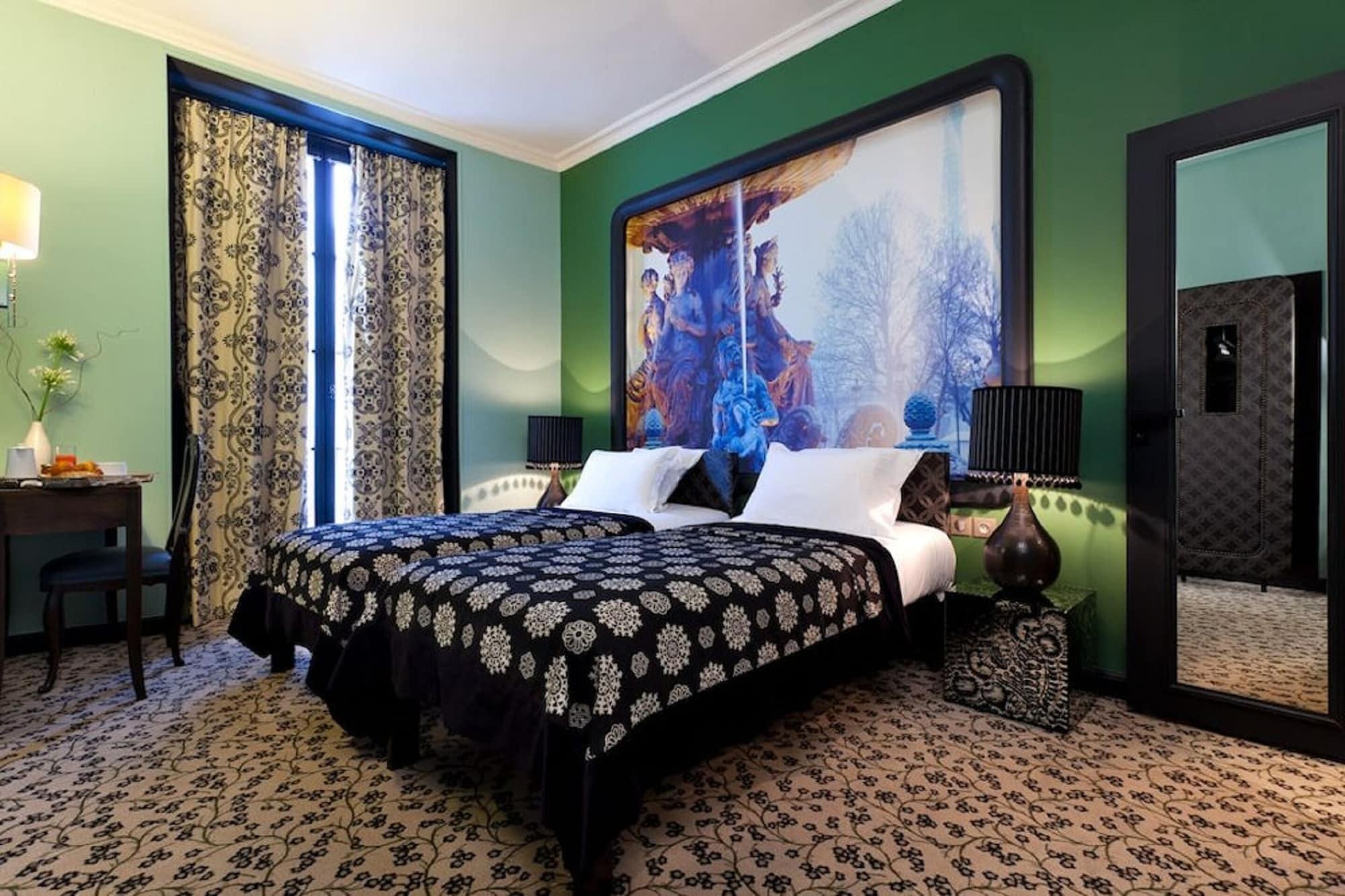 פריז Hotel Fontaines Du Luxembourg מראה חיצוני תמונה